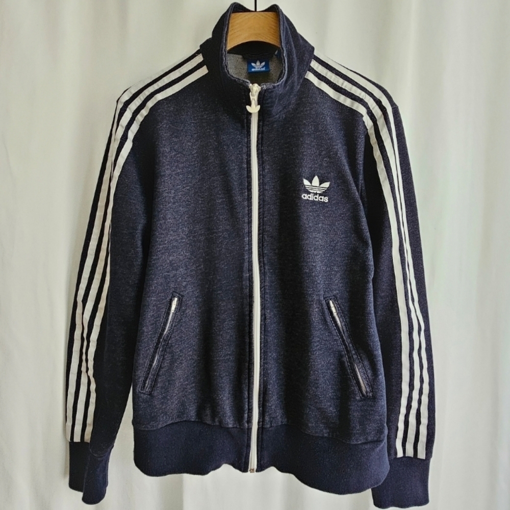 Adidas Blue & White Track Jacket